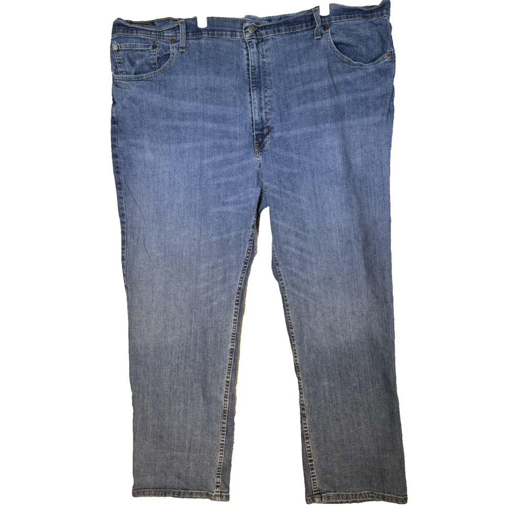 Levi's 559 Jeans Mens 50x32 Blue Relaxed Straight Medium Wash Denim Big & Tall